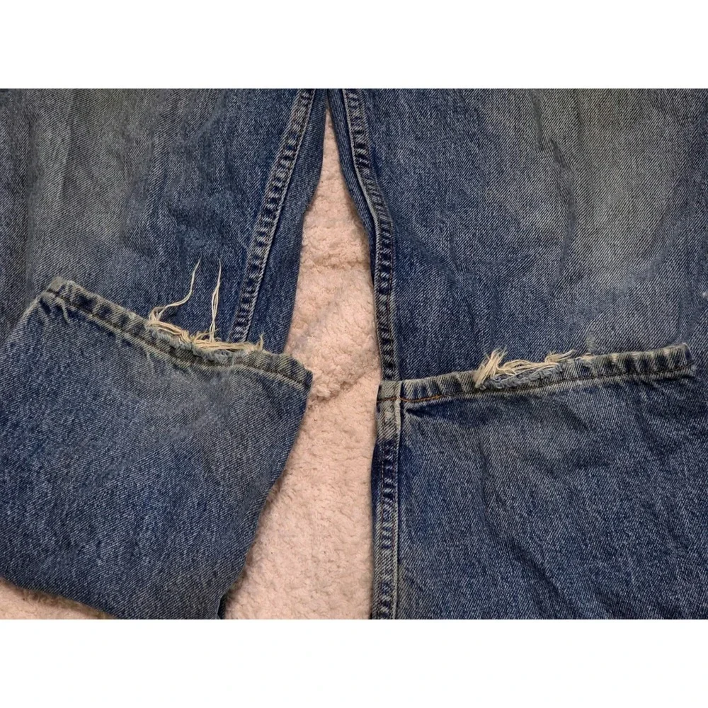 Eddie Bauer Mens Relaxed Fit Straight Leg Jeans Medium Wash Blue Cotton 40x30